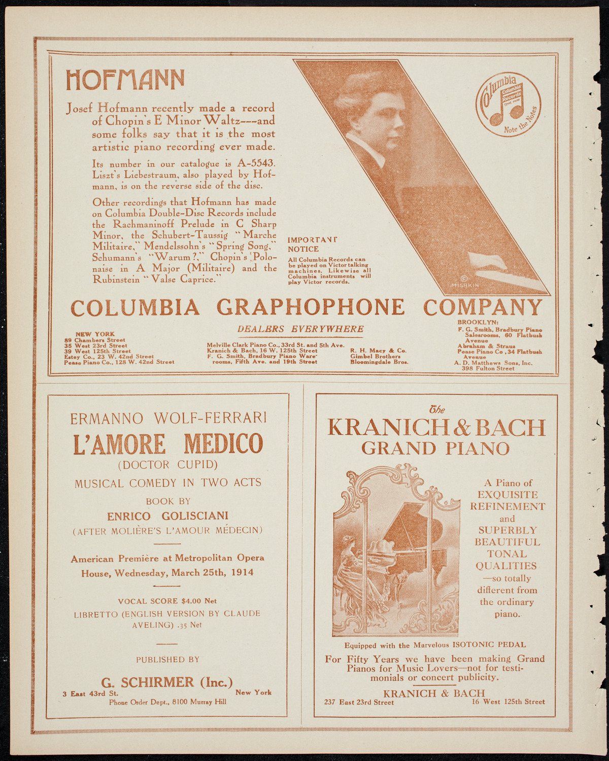 The Ellery Band, May 1, 1914, program page 6