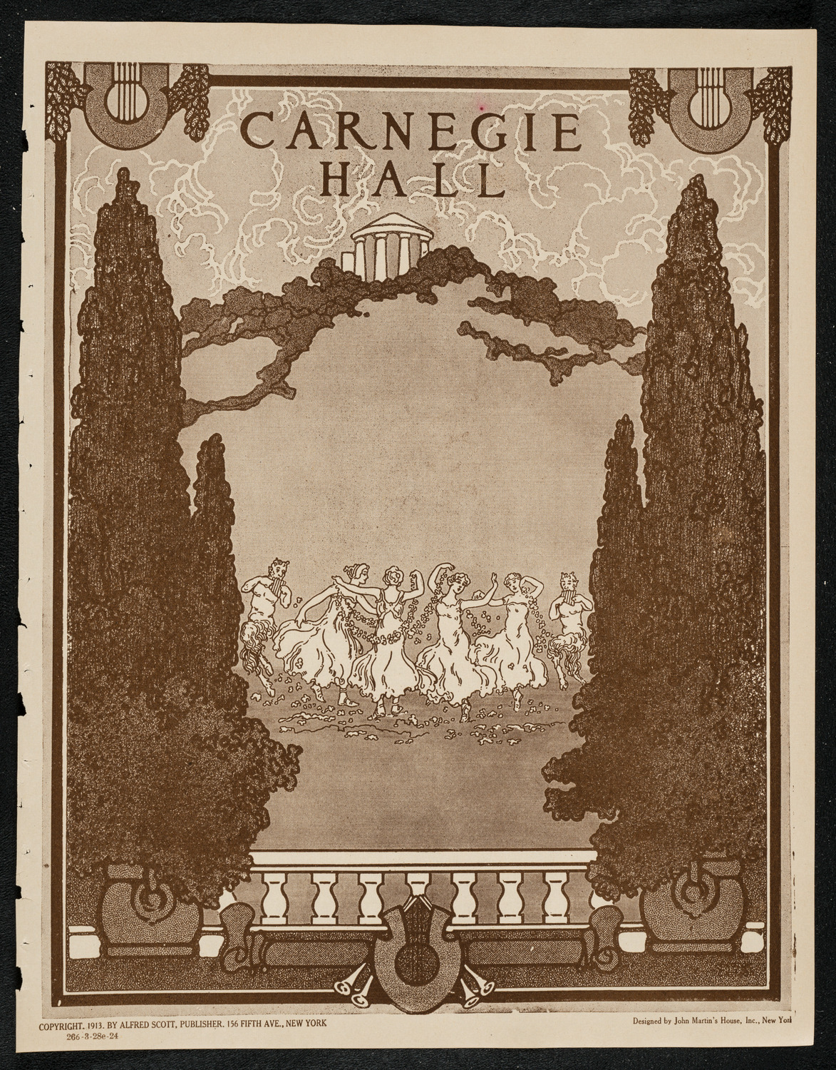 New York Symphony Orchestra, March 28, 1924, program page 1