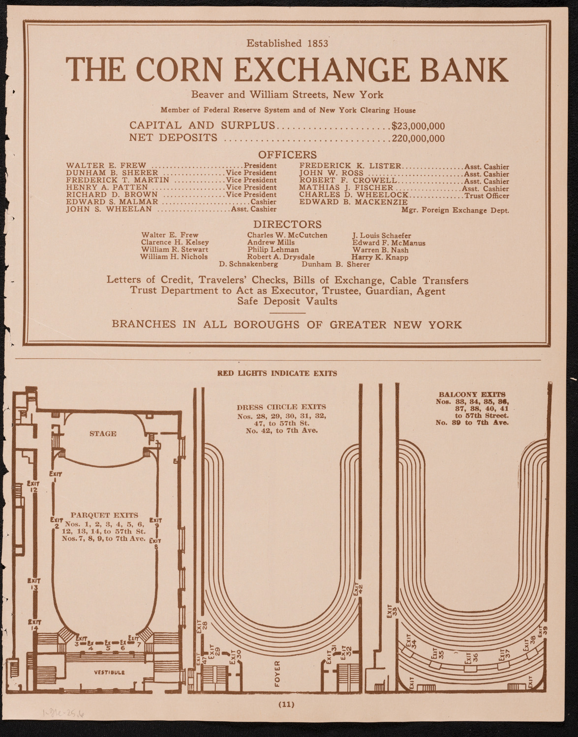 New York Philharmonic, January 31, 1925, program page 11