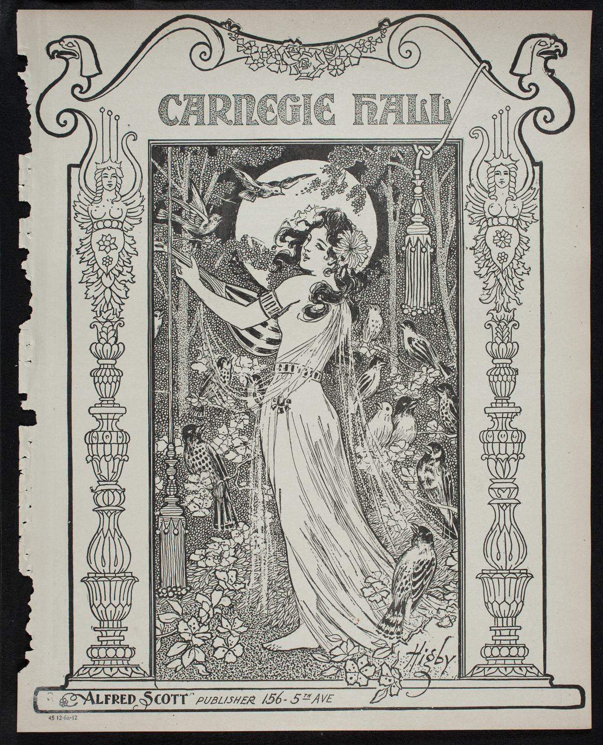 Ernest Schelling, Piano, December 6, 1912, program page 1