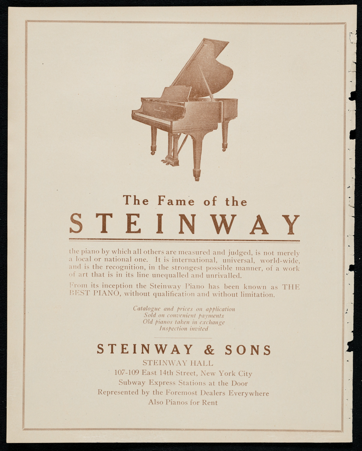 Alfred Mirovitch, Piano, October 20, 1920, program page 4