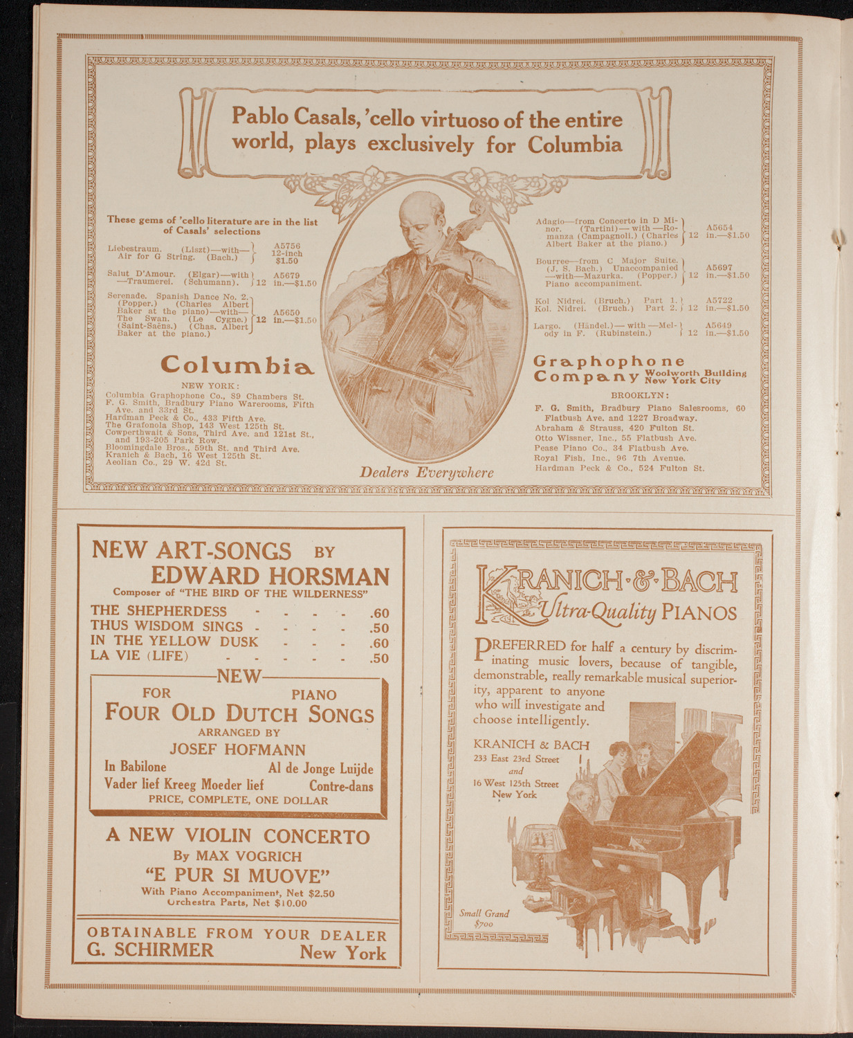 Benefit: The Laymen's League for Retreats and Social Studies, February 28, 1916, program page 6