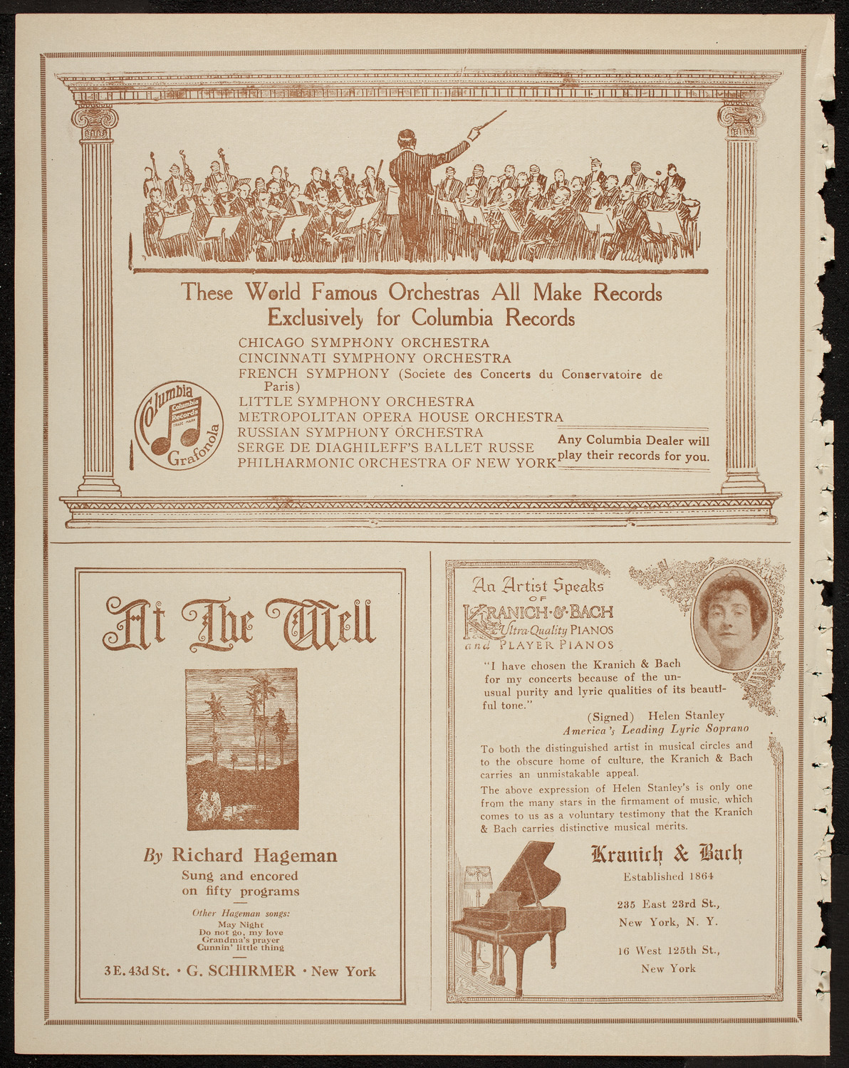 New Symphony Orchestra, March 31, 1920, program page 6