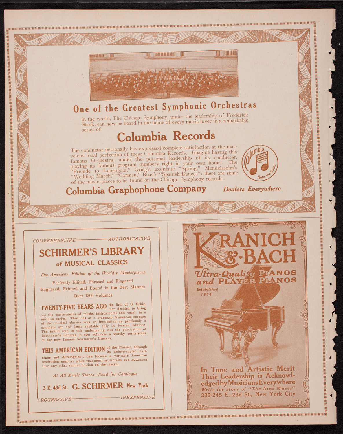 Alma Gluck, Soprano, November 11, 1916, program page 6