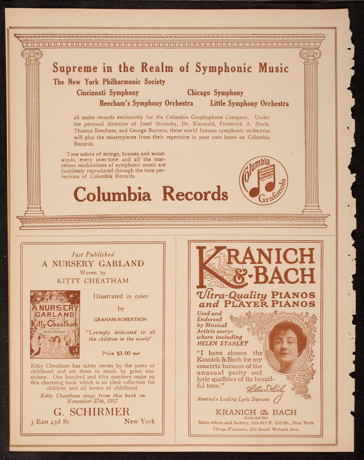 Lecture by Sergeant Arthur Guy Empey, November 28, 1917, program page 6