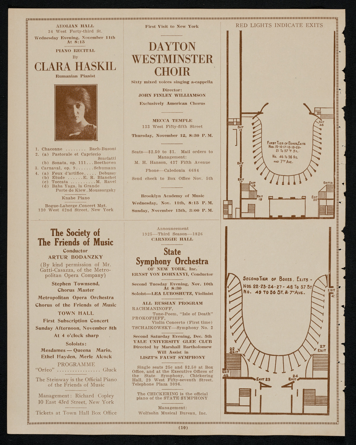 Symphony Concert for Young People, November 7, 1925, program page 10