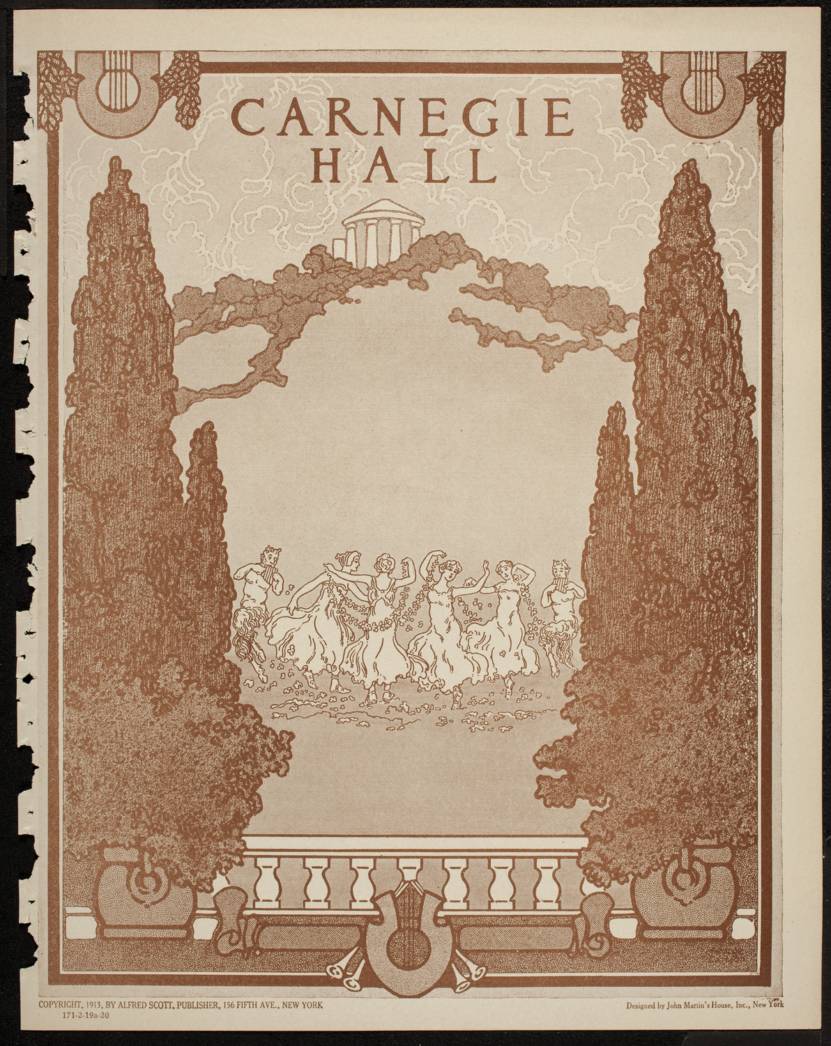 Alfred Cortot, Piano, with the New York Symphony Orchestra, February 19, 1920, program page 1