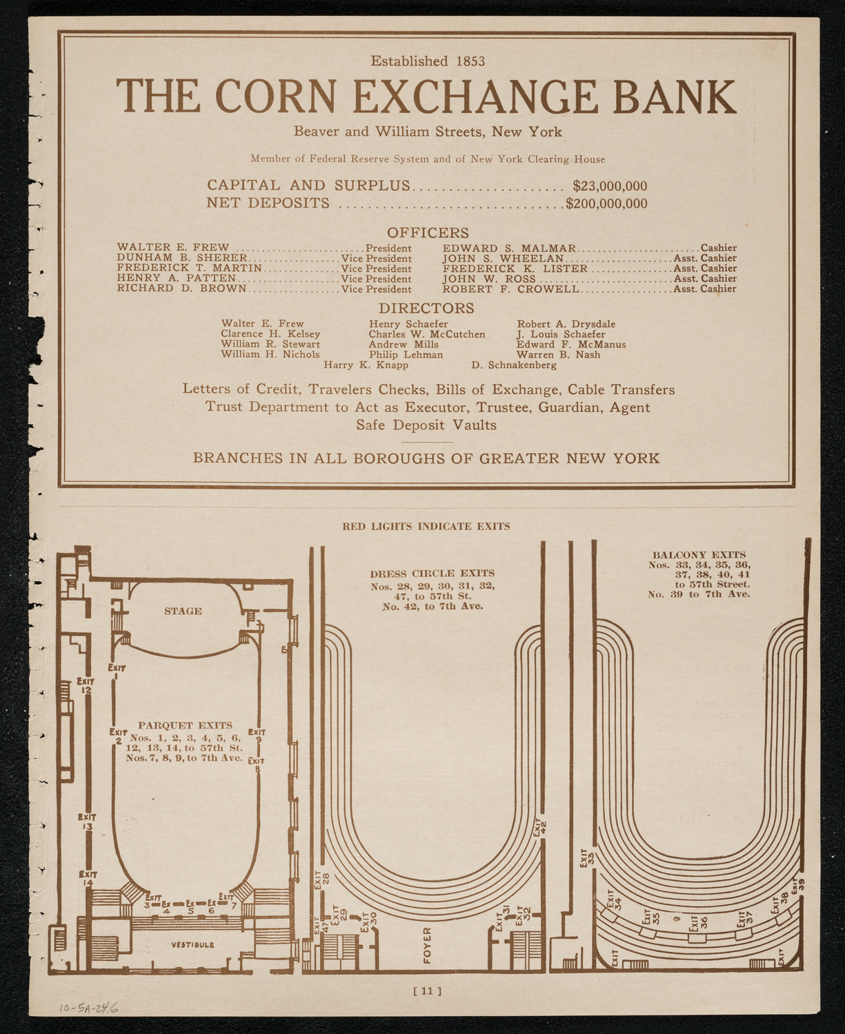 Colin O'More, Tenor, October 5, 1924, program page 11