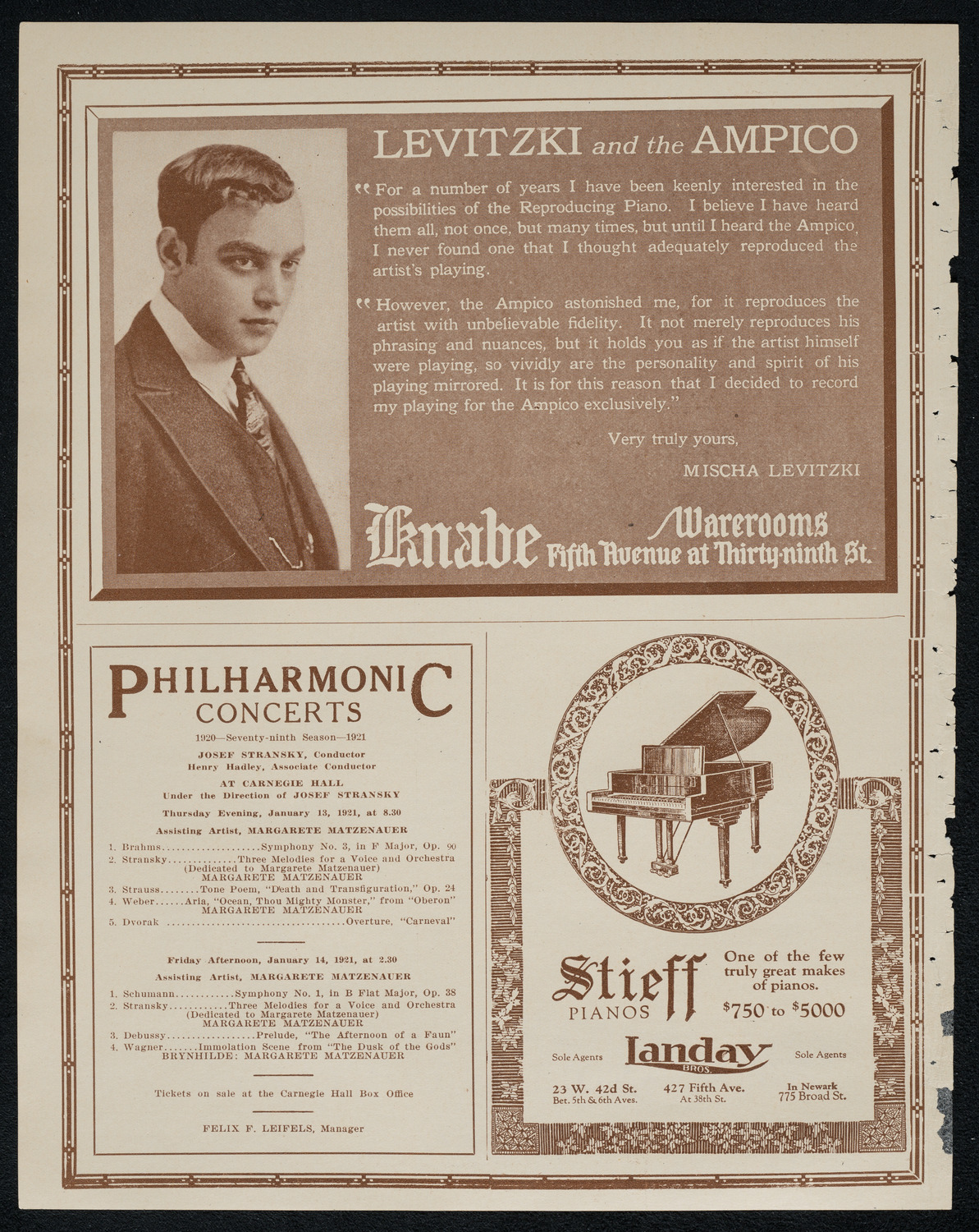 Burton Holmes Travelogue: Constantinople, January 10, 1921, program page 12