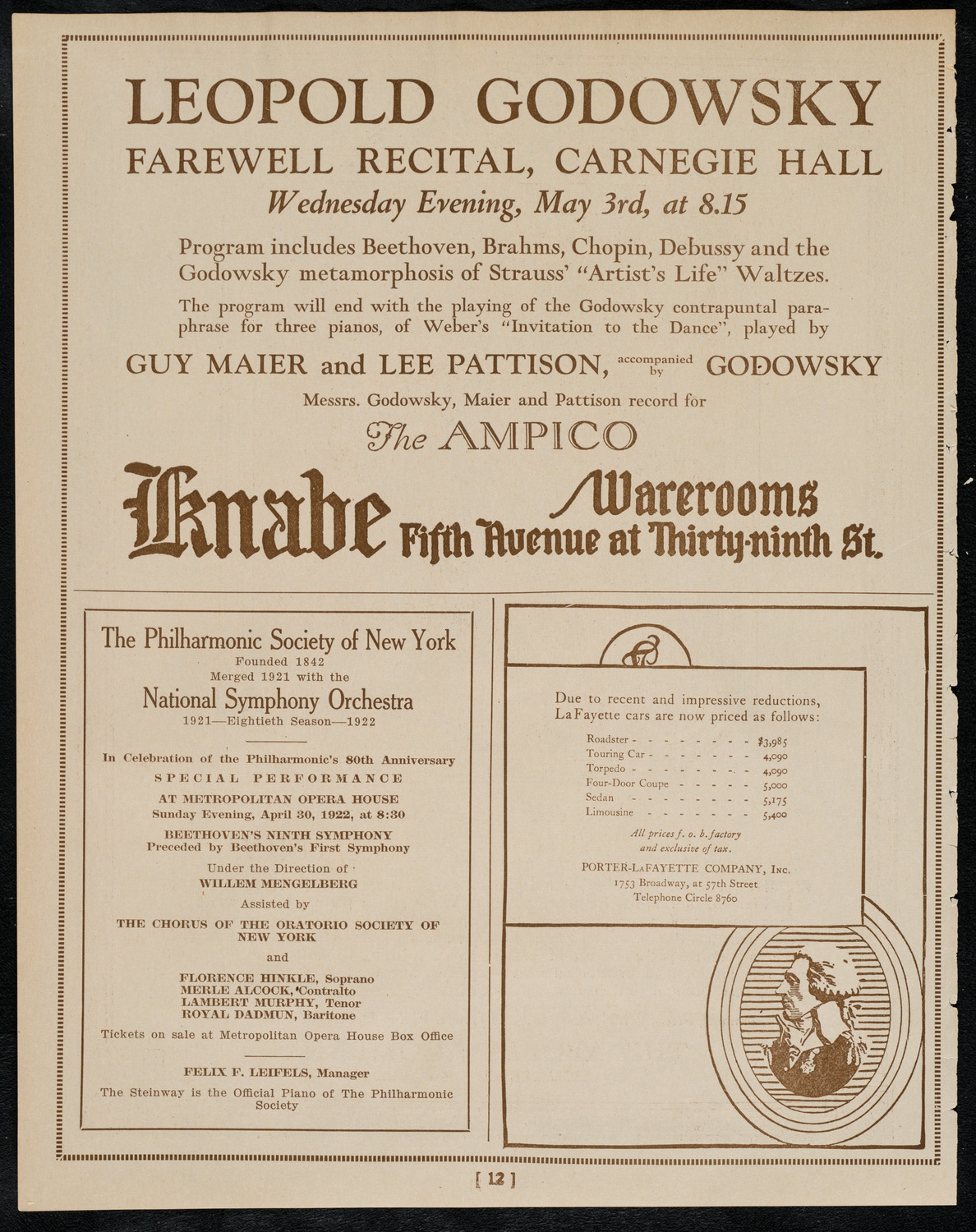 Pupils of Christine Dobbins, April 28, 1922, program page 12