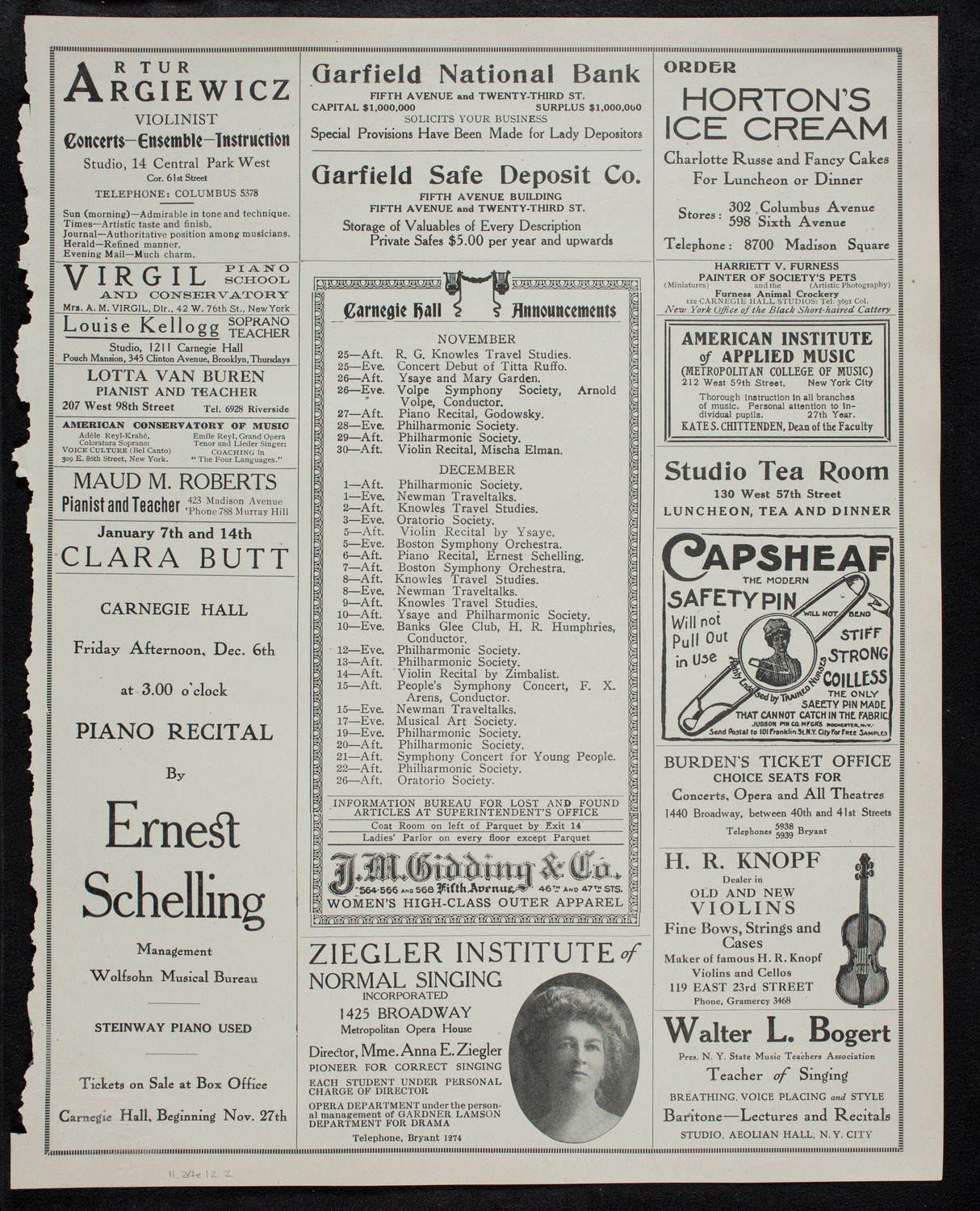 Newman Traveltalks: Rural France, November 24, 1912, program page 3