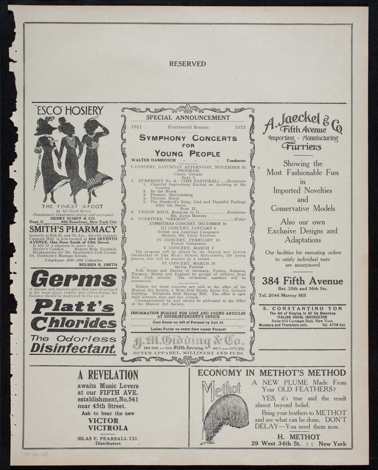 Albert Spalding, Violin, October 21, 1911, program page 9