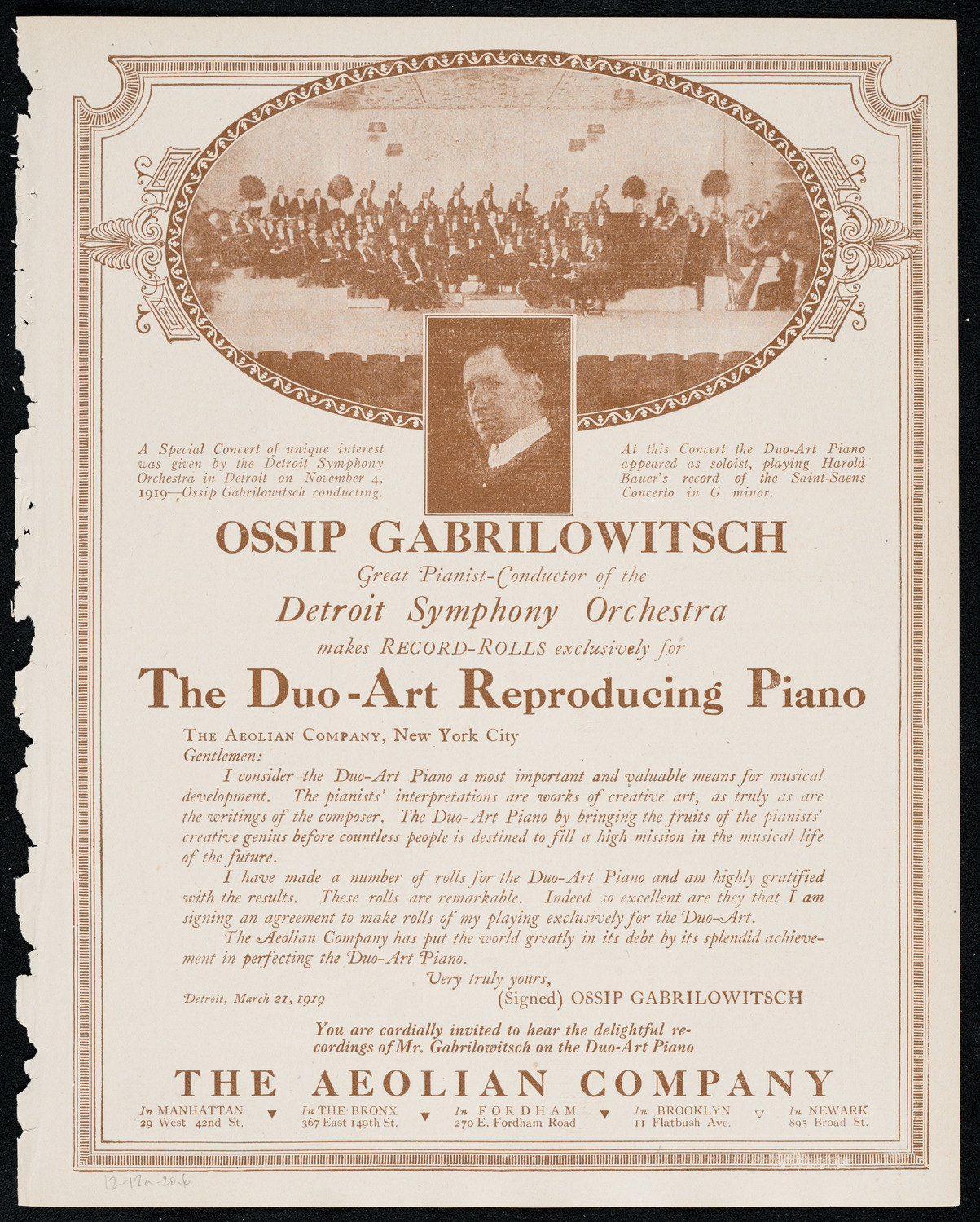 New York Philharmonic: Beethoven Festival, December 12, 1920, program page 11