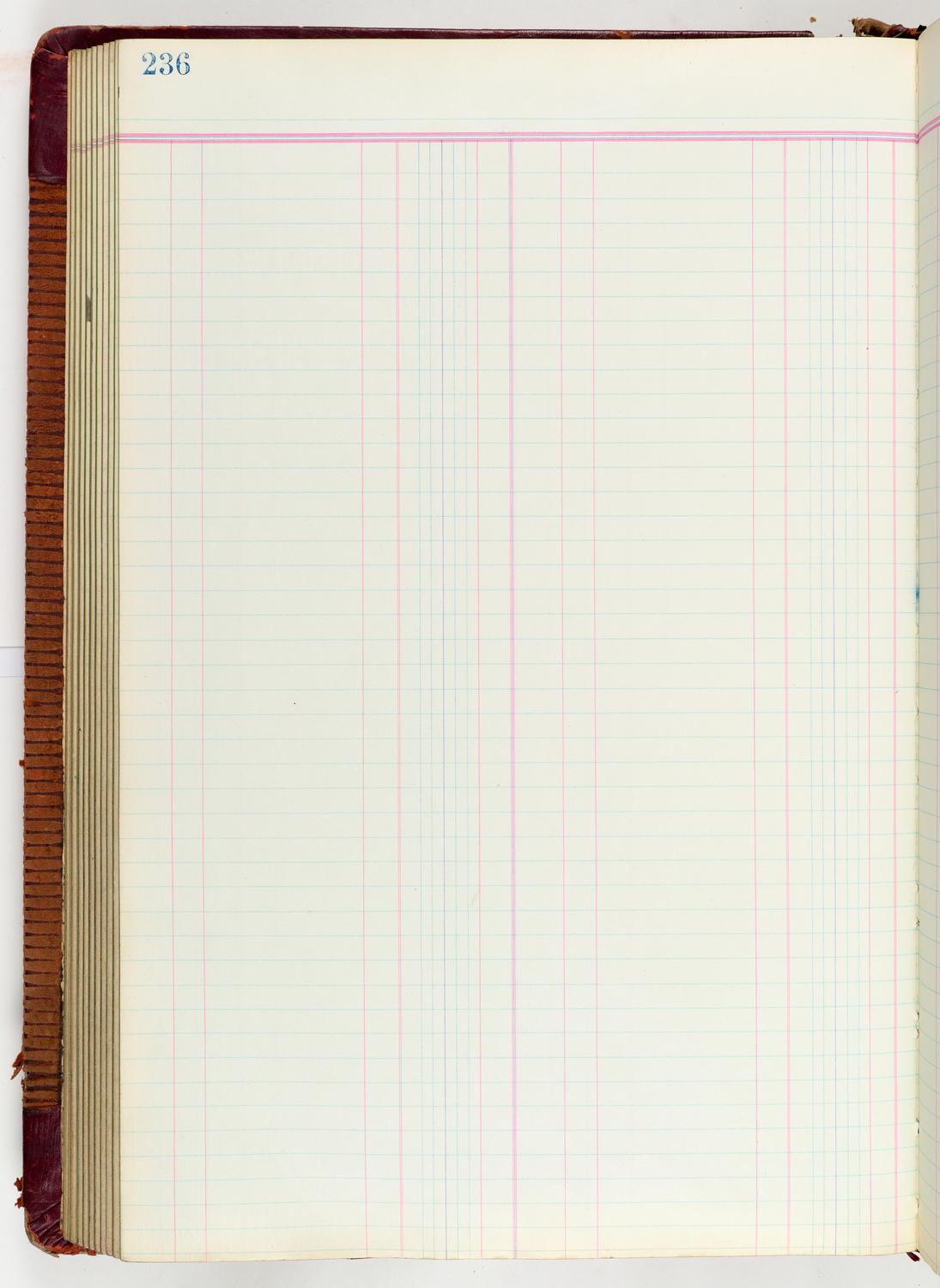 Music Hall Accounting Ledger Journal, volume 6, page 236