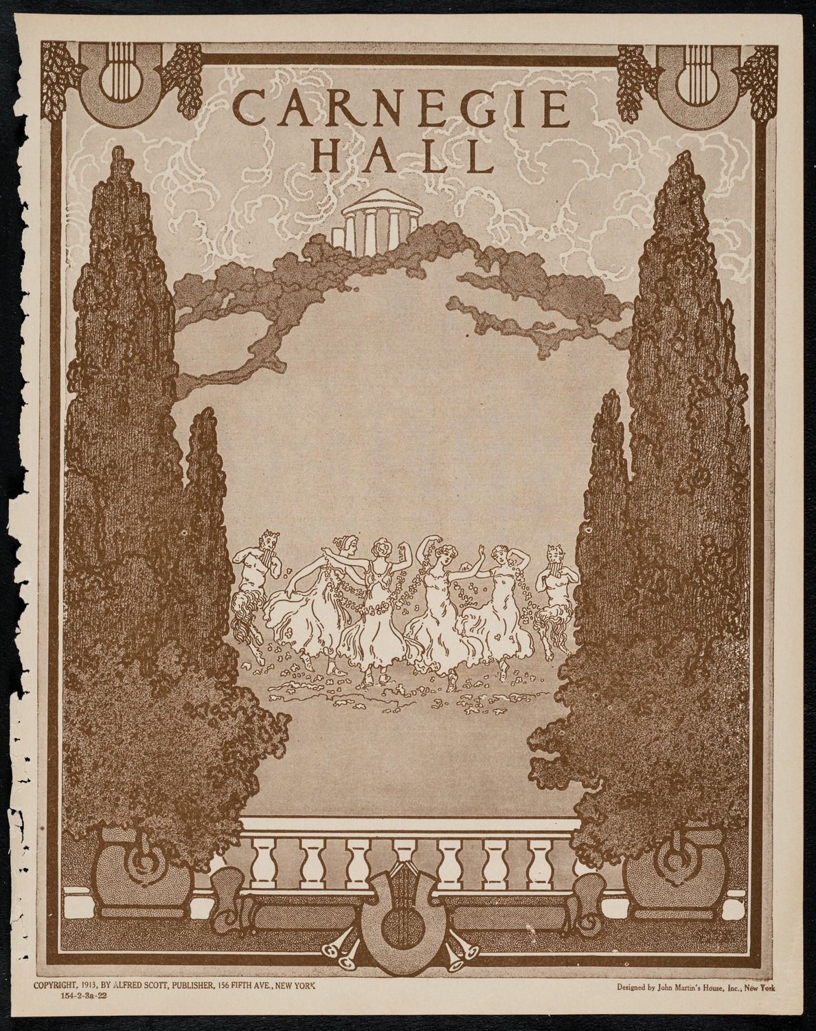 New York Philharmonic, February 3, 1922, program page 1