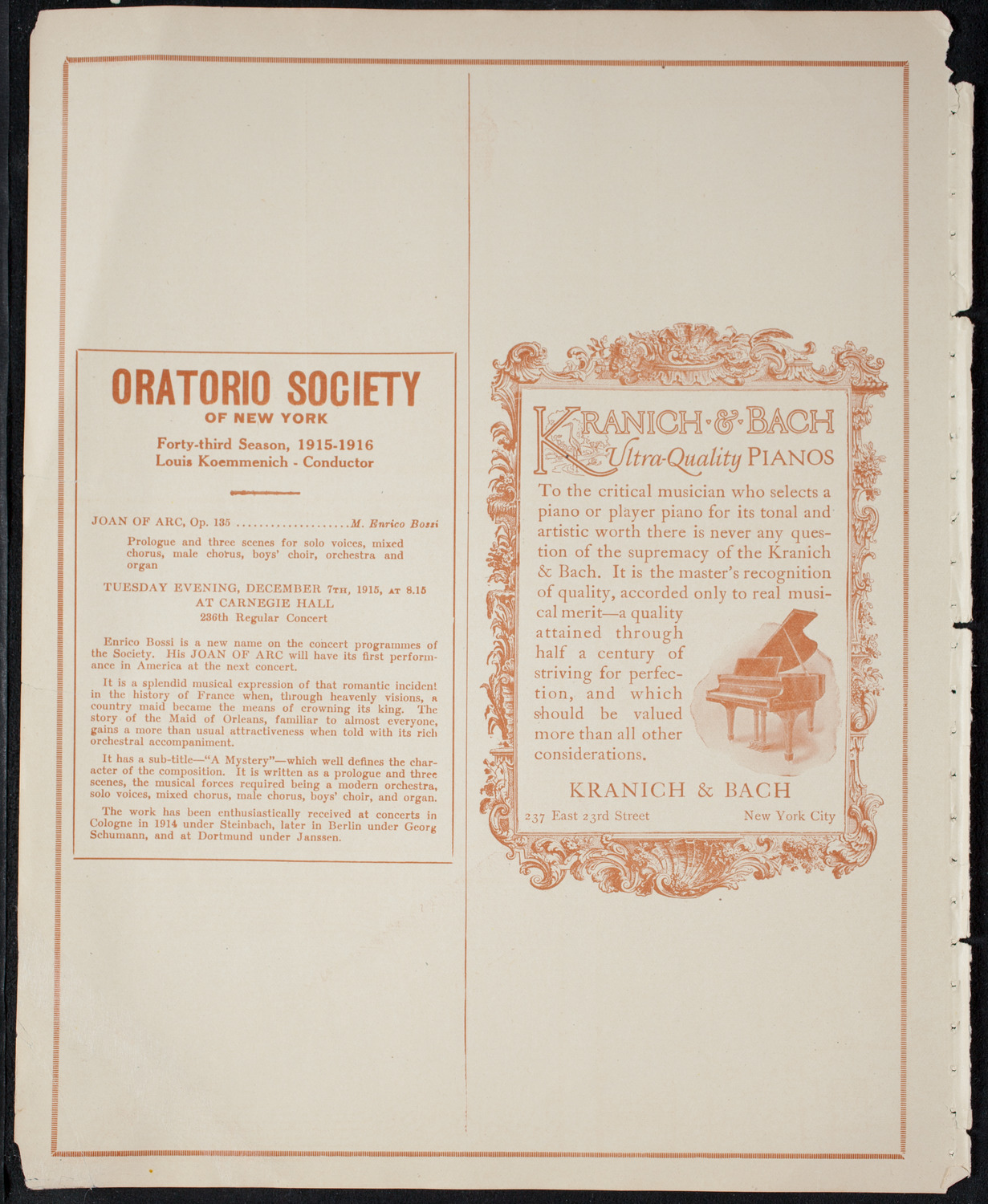 Graduation: College of Dental and Oral Surgery of New York, June 8, 1915, program page 10