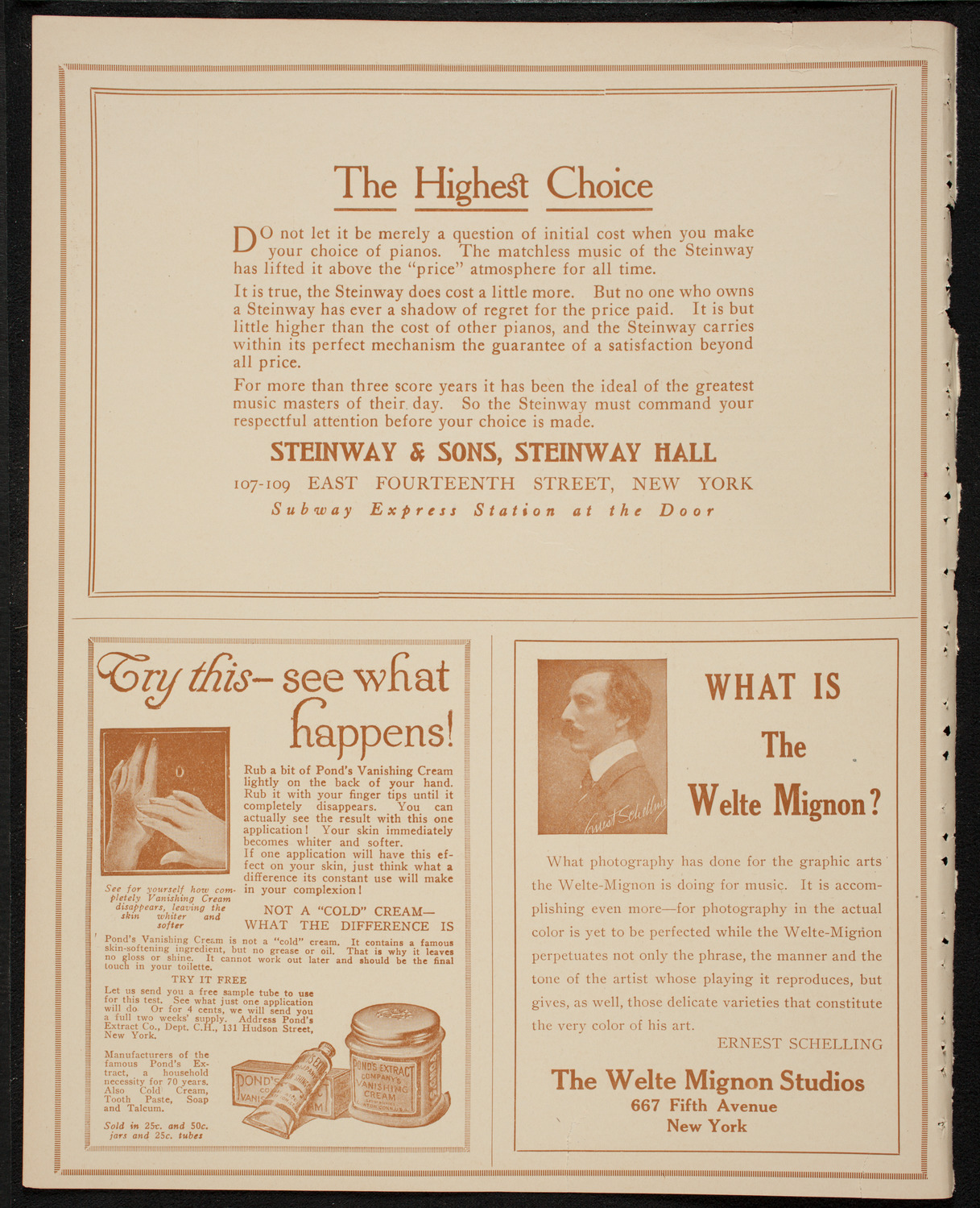 Meeting: The Humanitarian Cult, January 2, 1917, program page 4