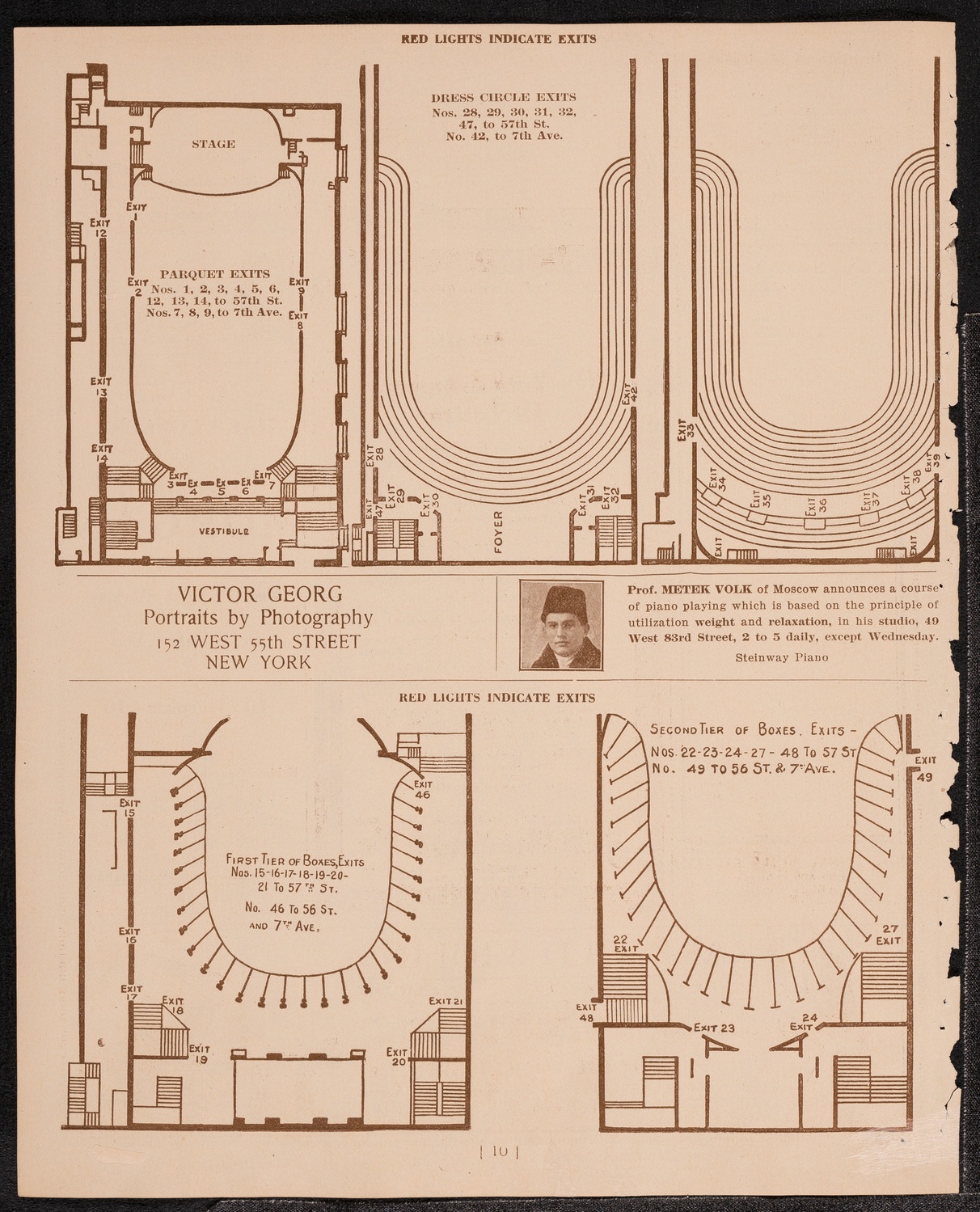 Mecca Temple of New York: Ancient Arabic Order of the Nobles of the Mystic Shrine, November 30, 1921, program page 10