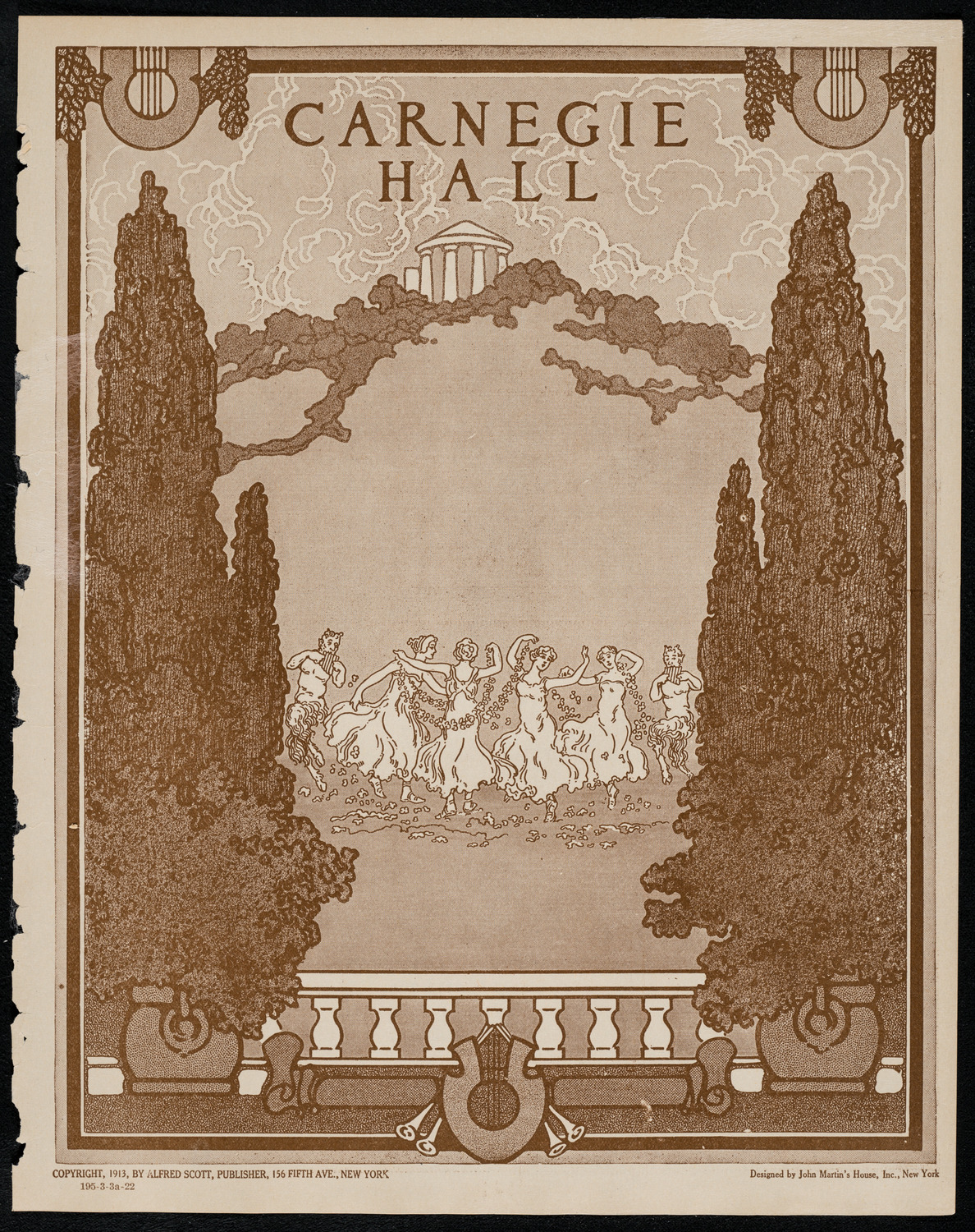 New York Philharmonic, March 3, 1922, program page 1