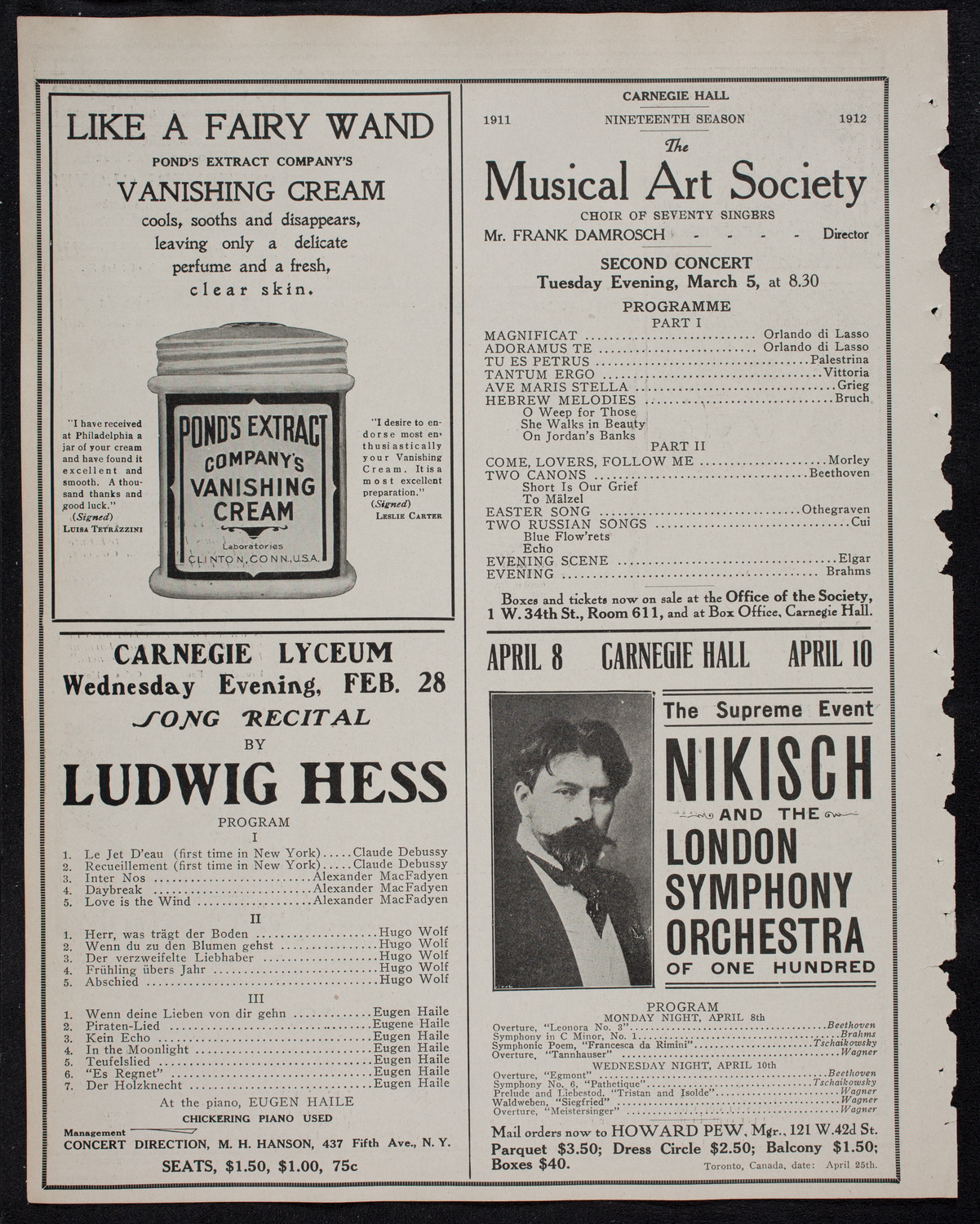 Newman Traveltalks: Rural England, February 25, 1912, program page 8