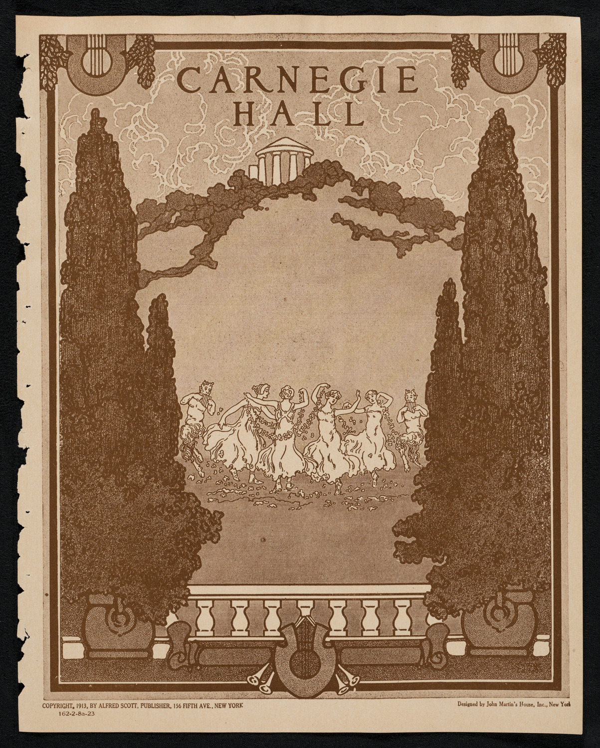 New York Symphony Orchestra, February 8, 1923, program page 1