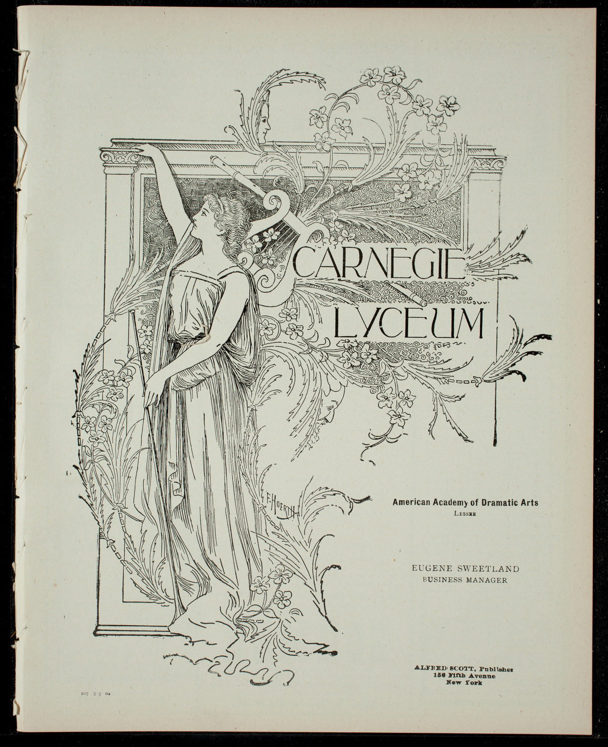 Grand Concert for the Benefit of The Hattie Ross Mothers Guards, May 3, 1904, program page 1