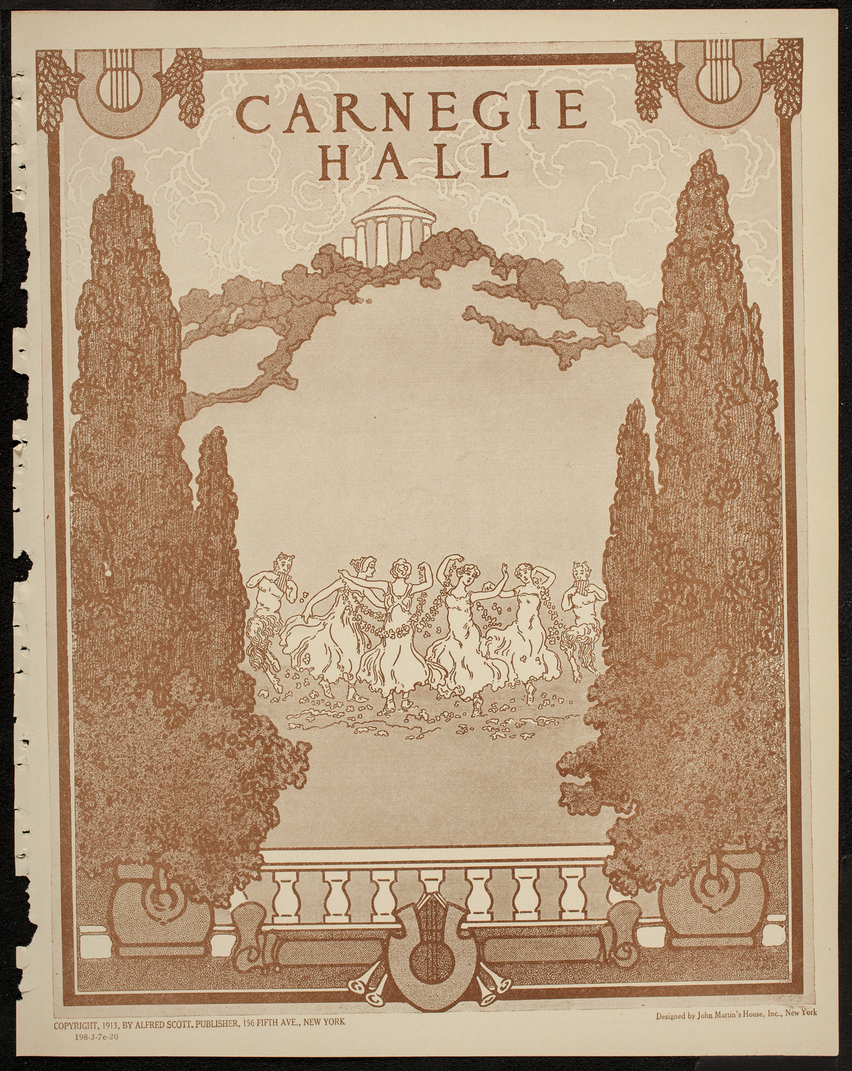 Bernard Woolff and Jean Barondess, March 7, 1920, program page 1
