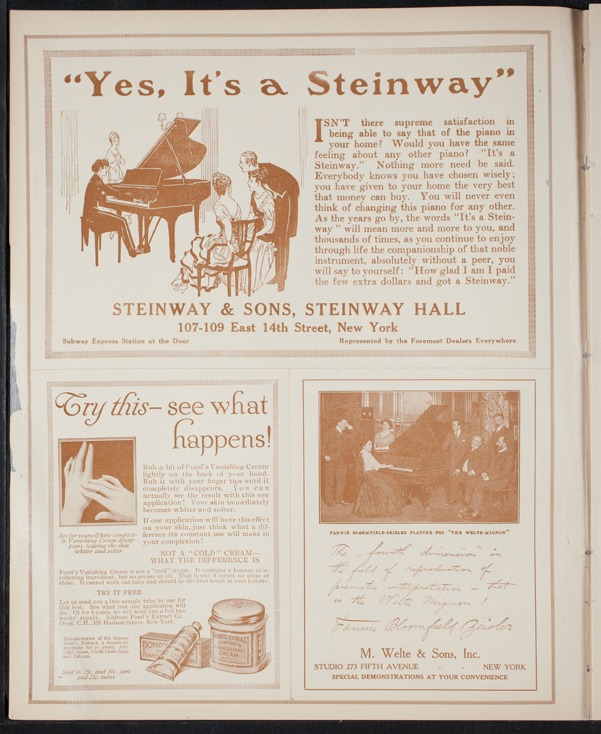 Boston Symphony Orchestra, December 2, 1915, program page 4