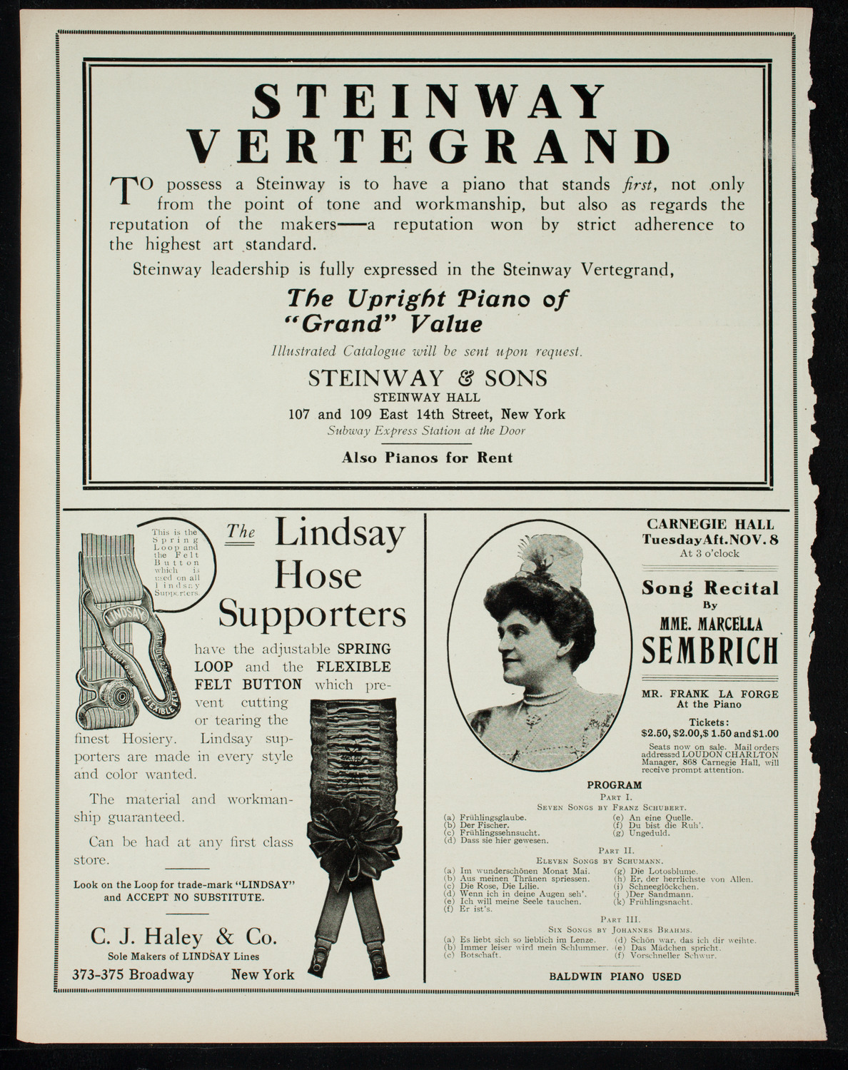 Newman's Illustrated Talks on Travel Topics, October 30, 1910, program page 4