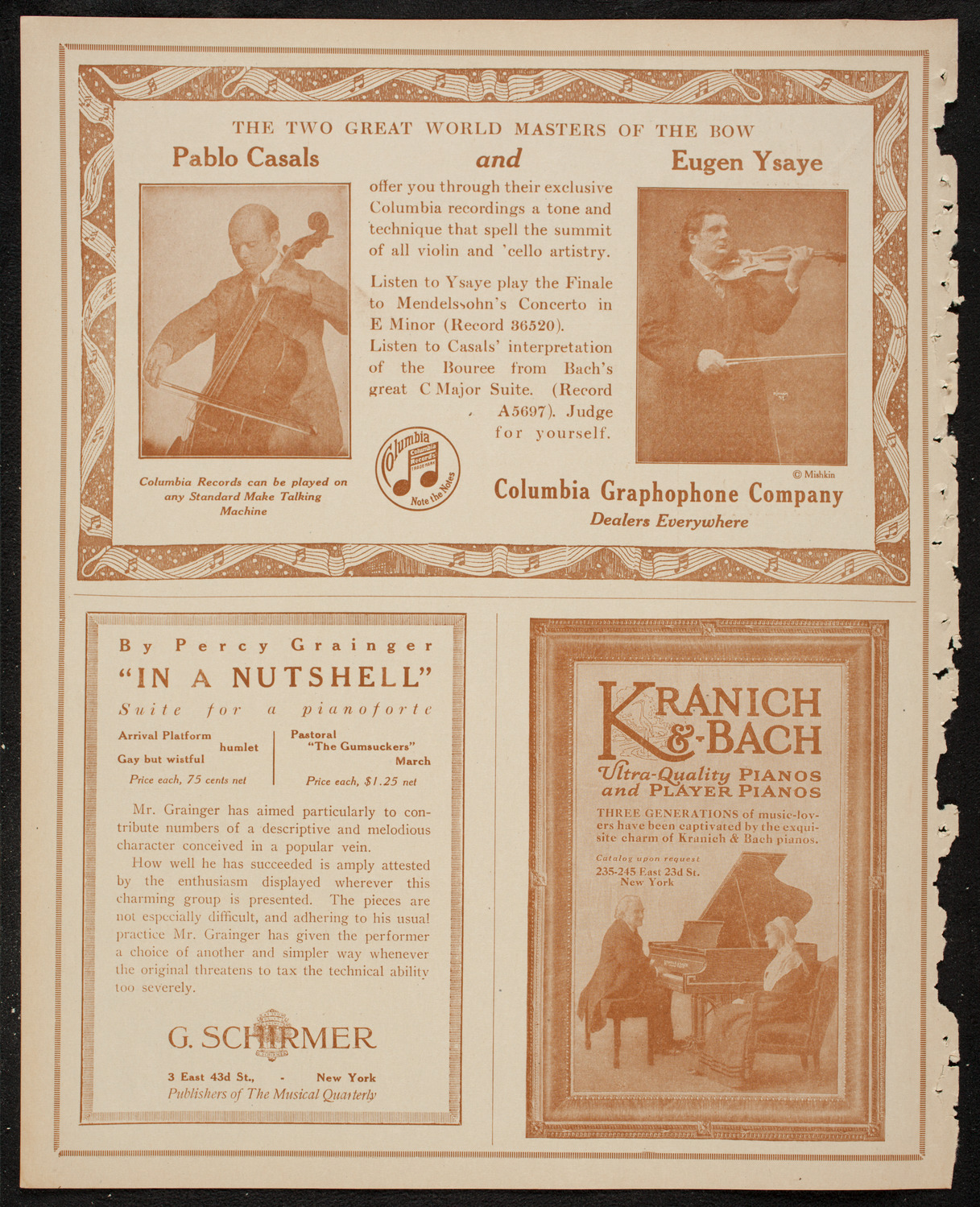 New York Symphony Orchestra, February 1, 1917, program page 6