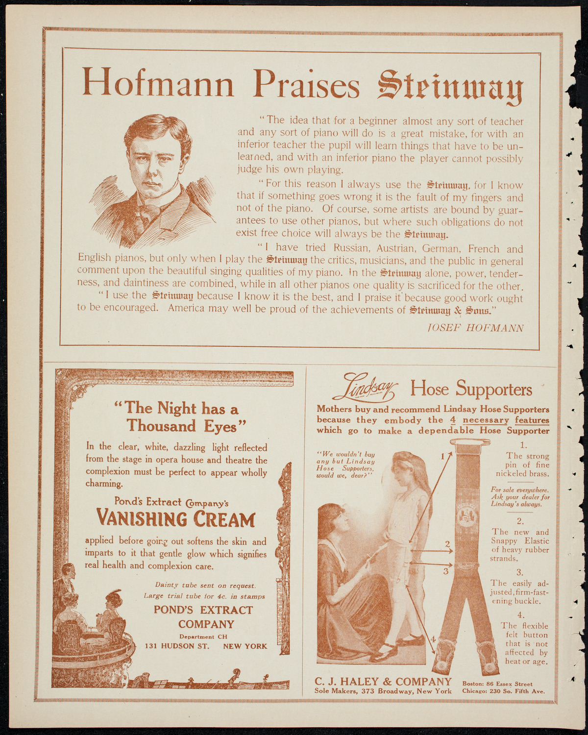 The Ellery Band, April 28, 1914, program page 4