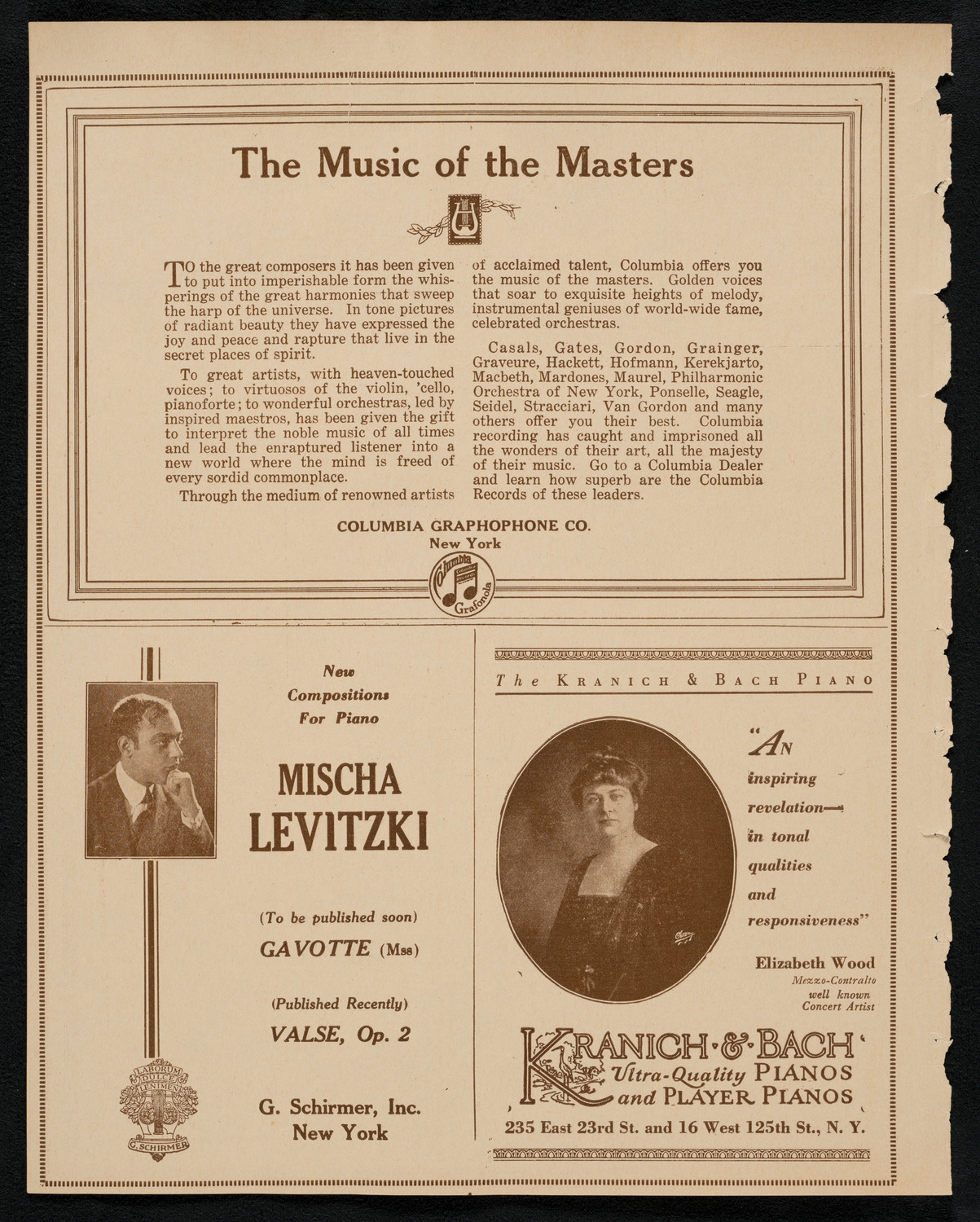 Symphony Concert for Young People, February 17, 1923, program page 6