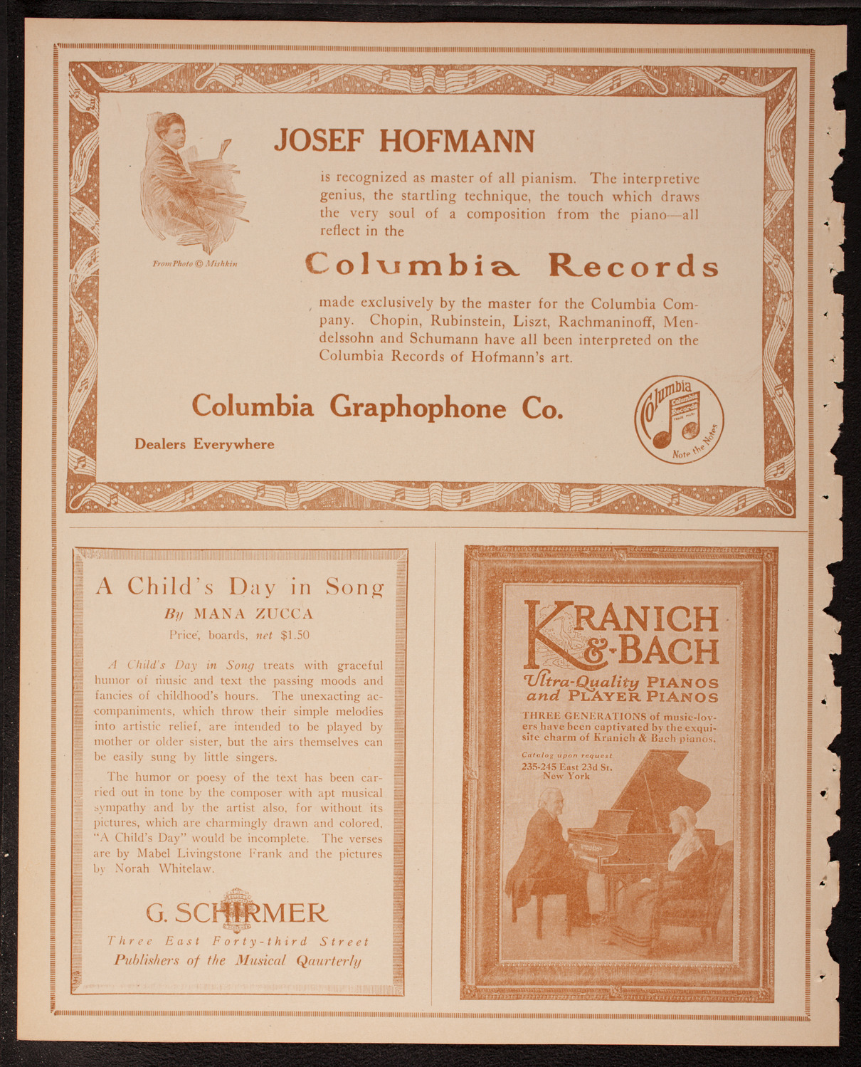 Ethel Leginska, Piano, March 16, 1917, program page 6