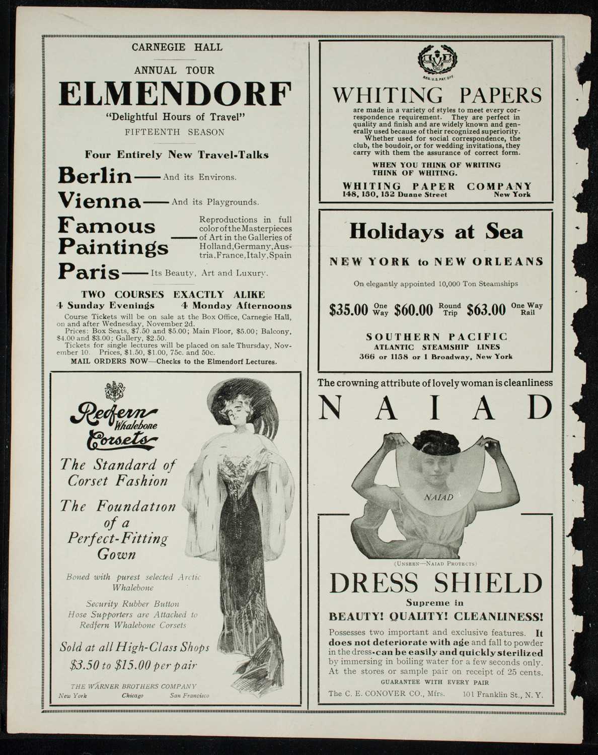 New York Philharmonic, November 15, 1910, program page 2