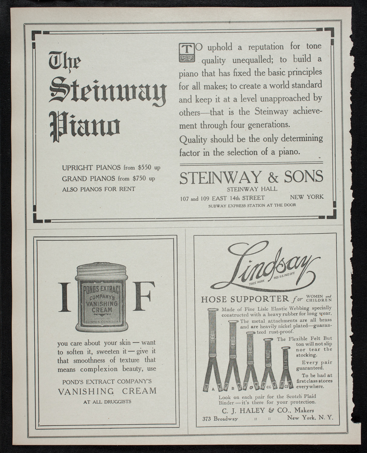 R.G. Knowles Travel Studies: China, November 25, 1912, program page 4
