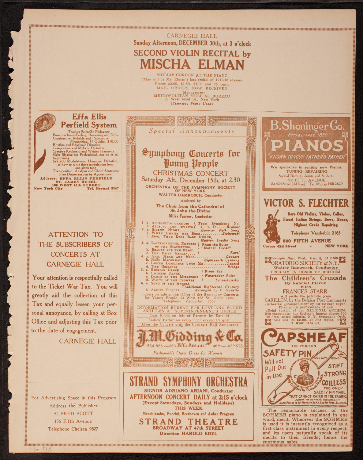 Newman Traveltalks: Our Pacific Coast, November 26, 1917, program page 9