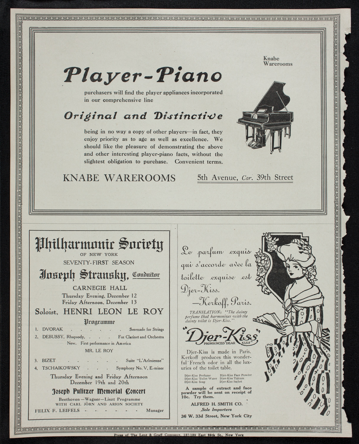 R.G. Knowles Travel Studies: India, December 2, 1912, program page 12