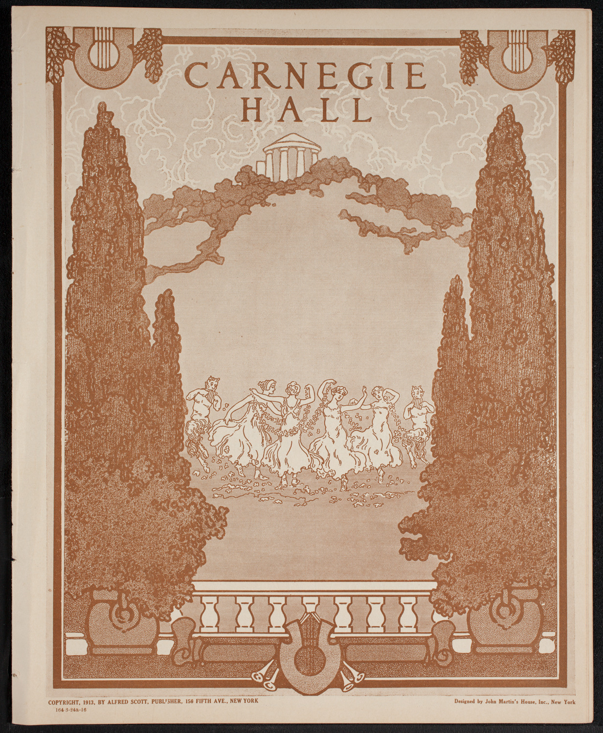 New York Philharmonic, March 24, 1916, program page 1