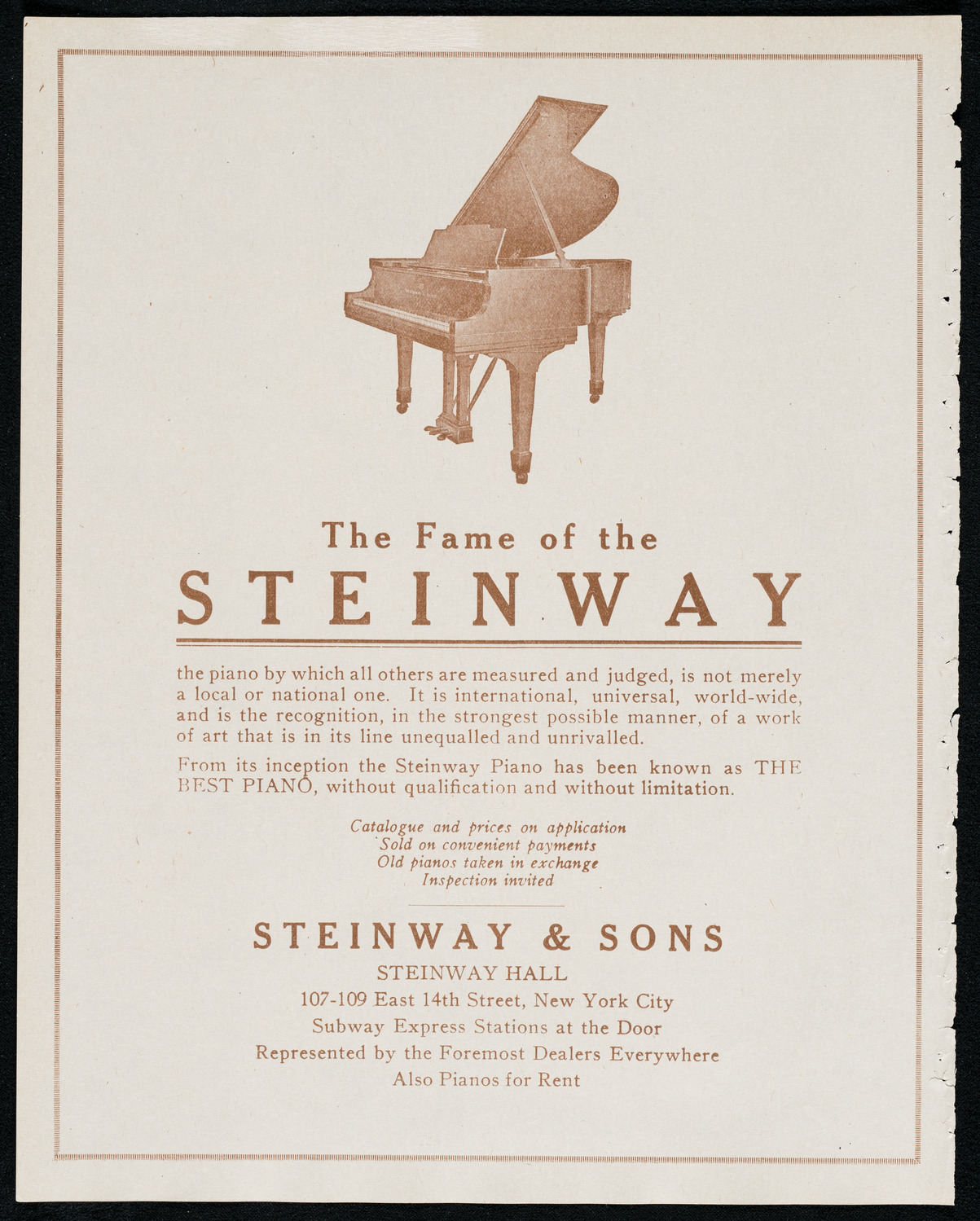 New York Philharmonic, December 3, 1920, program page 4