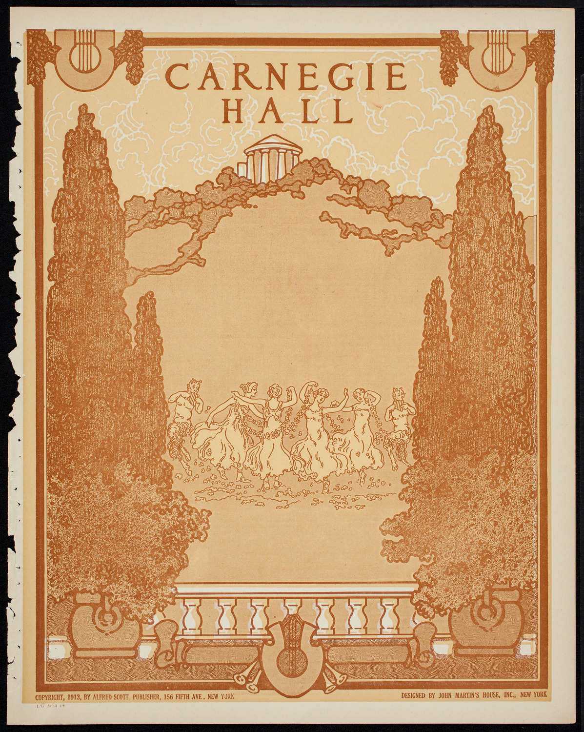 New York Philharmonic, March 6, 1914, program page 1