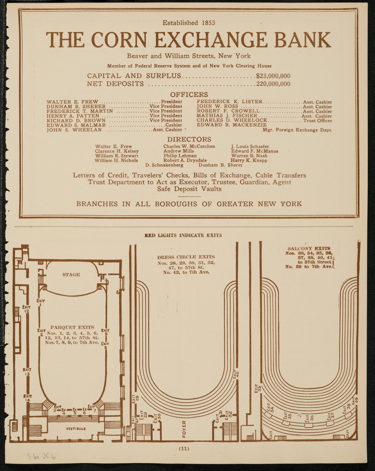 New York Symphony Orchestra, March 6, 1925, program page 11