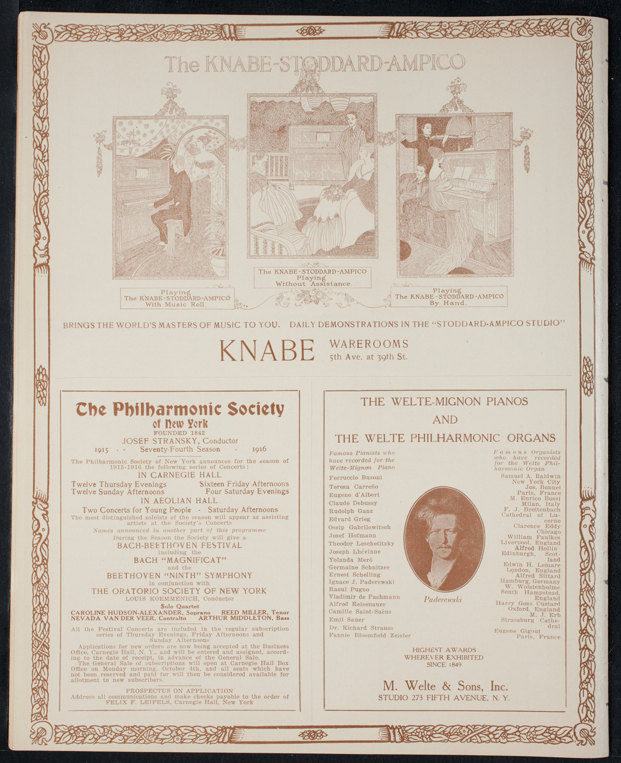 Fashion Show: "Yesterday or To-Morrow", October 7, 1915, program page 12