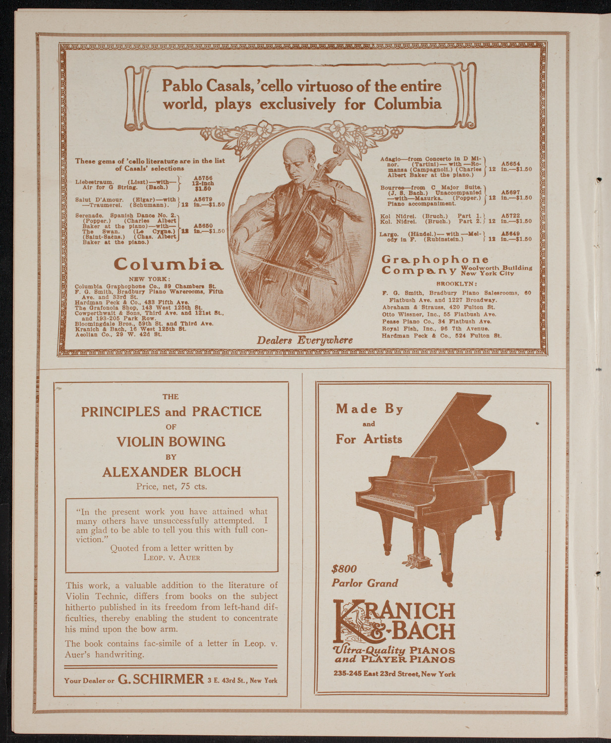 Benefit: St. Andrew's One Cent Coffee Stands, April 17, 1916, program page 6