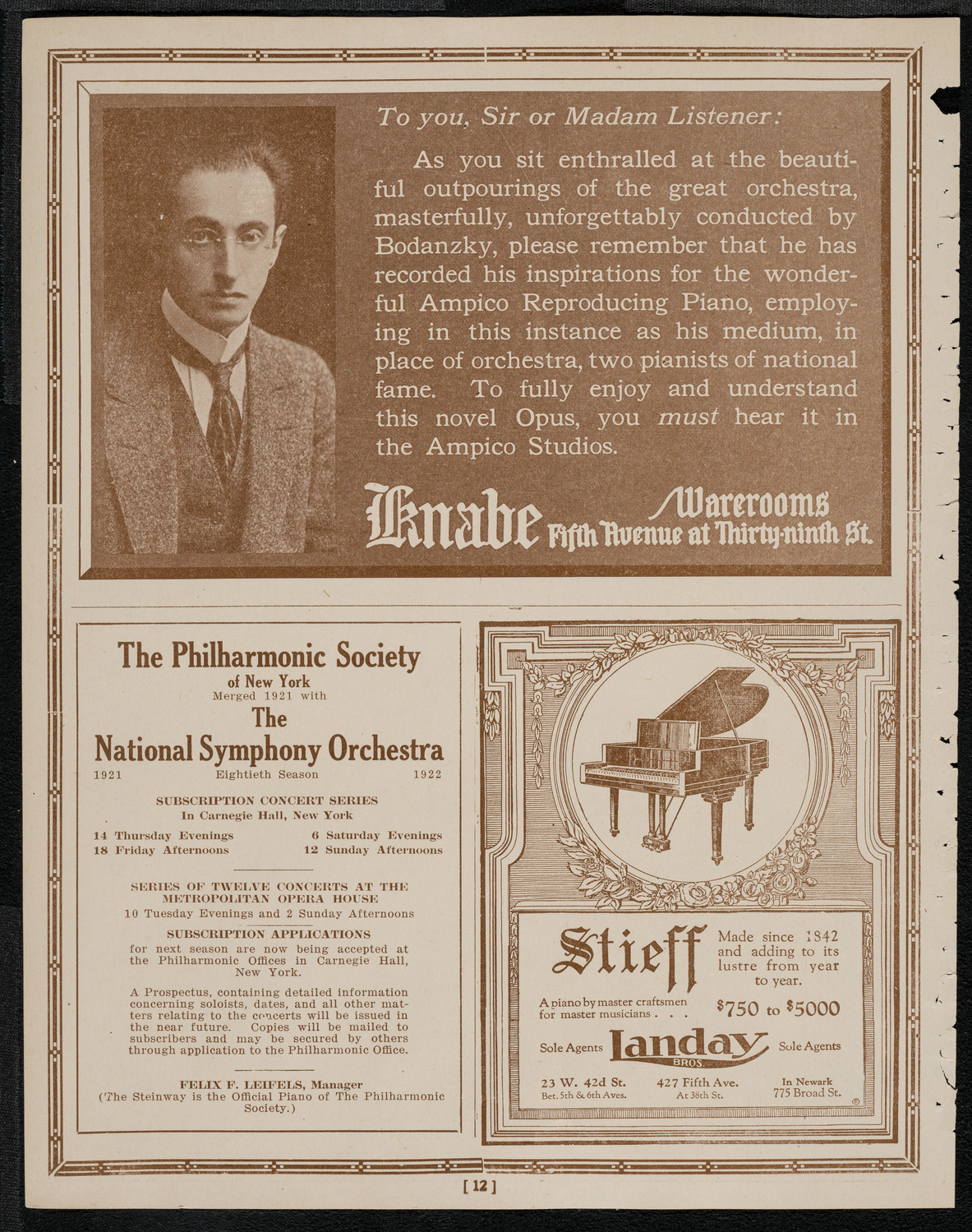 Citizens' Meeting to Obtain Justice for the Wounded, April 4, 1921, program page 12