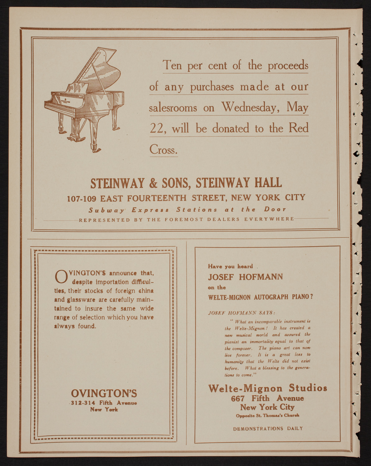 St. Mark's Methodist Episcopal Choir, May 20, 1918, program page 4