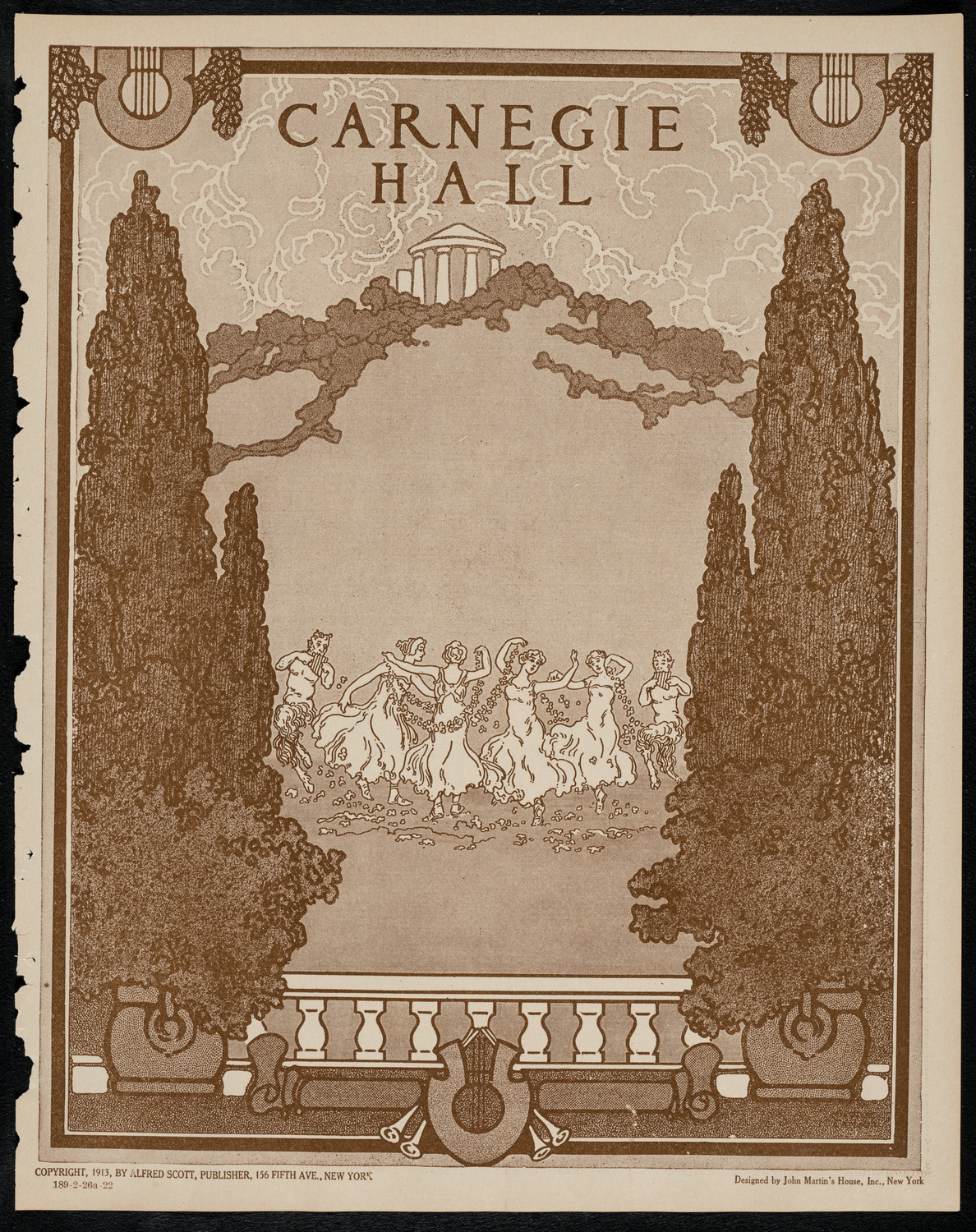 New York Philharmonic, February 26, 1922, program page 1