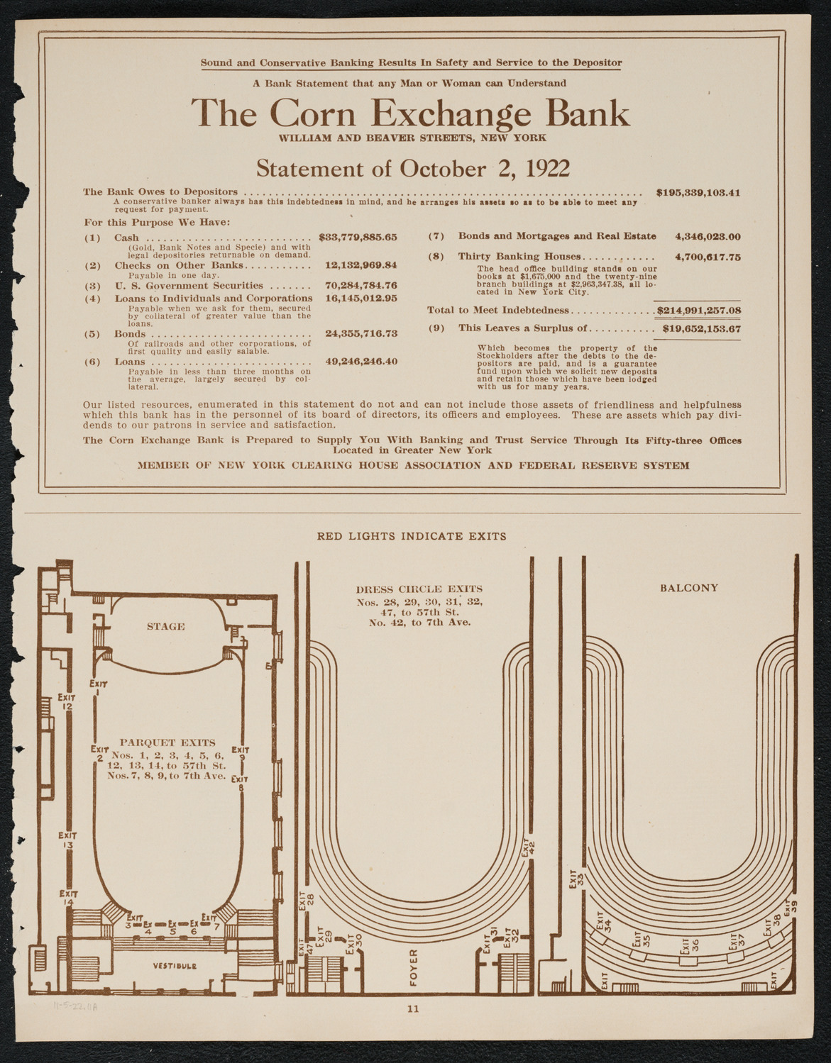 Isa Kremer, Soprano, November 5, 1922, program page 11