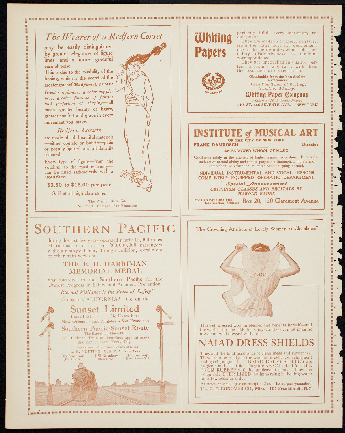 Julia Culp, Contralto, February 24, 1914, program page 2