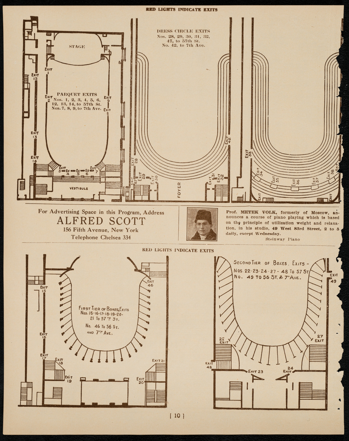 New York Symphony Orchestra, January 6, 1922, program page 10