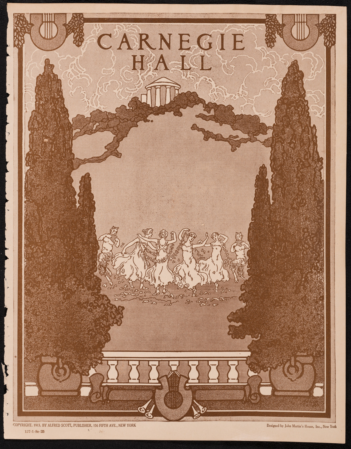 New York Philharmonic, January 8, 1925, program page 1